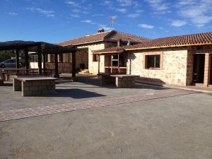 patio Casa Rural El Pantanillo